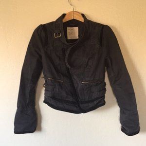 FREE PEOPLE | Black Moto Jacket